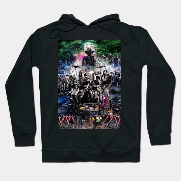 1990 Ninja Turtle Ghost Movie Hoodie by creativespero